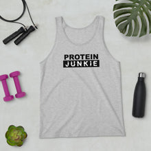 Load image into Gallery viewer, Protein Junkie Unisex Tank Top