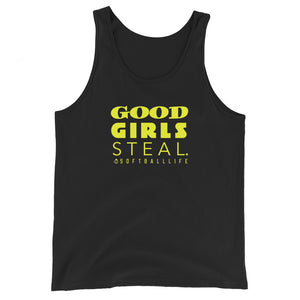 Good Girls Steal Softball Life Unisex Tank Top