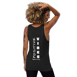 Positive Vibes [Back Print] Unisex Tank Top