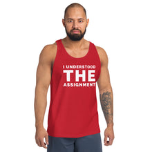 Load image into Gallery viewer, I Understood The Assignment Unisex Tank Top