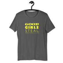 Load image into Gallery viewer, Good Girls Steal Softball Life Unisex Tee