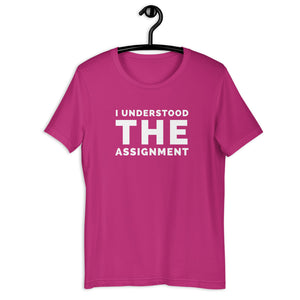 I Understood The Assignment Unisex Tee