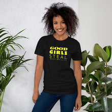 Load image into Gallery viewer, Good Girls Steal Softball Life Unisex Tee