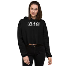 Load image into Gallery viewer, IVORCE Lookin For The D Crop Hoodie