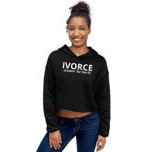 Load image into Gallery viewer, IVORCE Lookin For The D Crop Hoodie