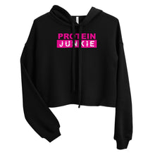 Load image into Gallery viewer, Protein Junkie Crop Hoodie