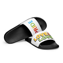 Load image into Gallery viewer, Love Is Love Pride Women&#39;s Slides