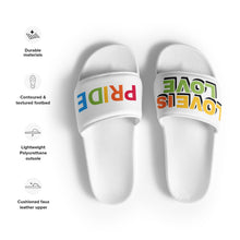 Load image into Gallery viewer, Love Is Love Pride Women&#39;s Slides