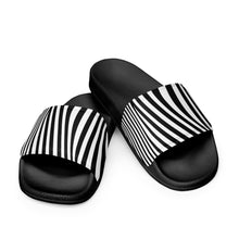 Load image into Gallery viewer, Zebra Striped Women&#39;s Slides