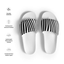 Load image into Gallery viewer, Zebra Striped Women&#39;s Slides