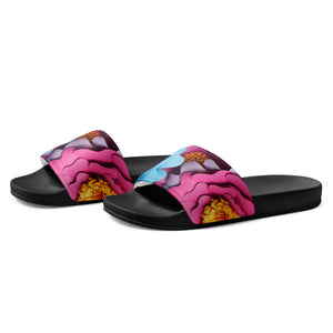 Deep Floral Women's Slides