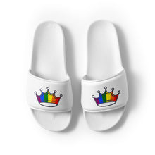 Load image into Gallery viewer, Rainbow Crown Women&#39;s Slides