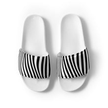 Load image into Gallery viewer, Zebra Striped Women&#39;s Slides