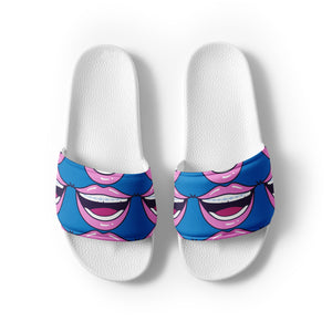 Laughing Blue Women's Slides