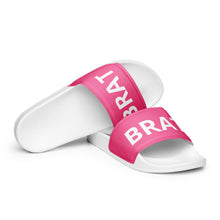 Load image into Gallery viewer, BRAT Cotton Candy Pink Women&#39;s Slides