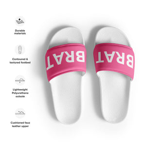 BRAT Cotton Candy Pink Women's Slides