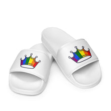 Load image into Gallery viewer, Rainbow Crown Women&#39;s Slides