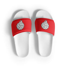 Load image into Gallery viewer, Melting Volleyball Red Women&#39;s Slides