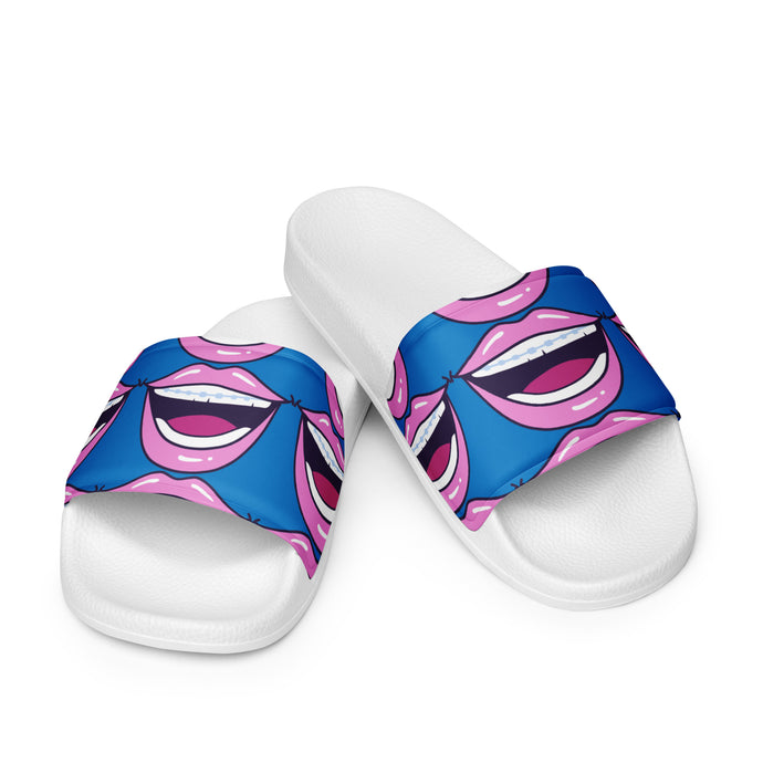 Laughing Blue Women's Slides