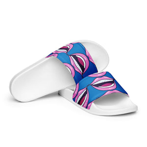 Laughing Blue Women's Slides