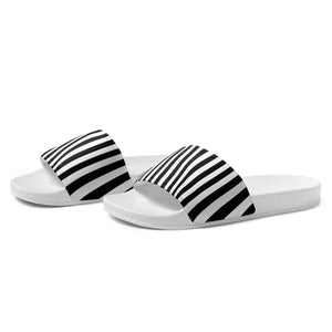 Zebra Striped Women's Slides